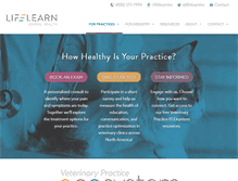 Tablet Screenshot of lifelearn.com